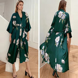 Nina Floral Print Kimono Robe