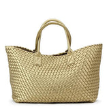 Nizza Faux Leather Woven Bags - 24 Colors watereverysunday