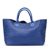 Nizza Faux Leather Woven Bags - 24 Colors watereverysunday