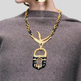 Noir Éclat Lock Jewelry Collection