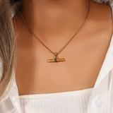 Nora Bar Pendant Necklace