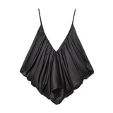 Norma Draped Satin Slip Top