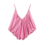 Norma Draped Satin Slip Top