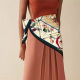 Eloise Carriage Print Silk Scarf