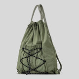 Olga Japanese Drawstring Utilitarian Backpacks