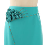 Ophelia Rose Applique Pencil Skirts - 3 Colors watereverysunday