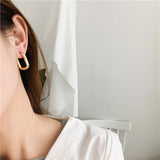 Oval Link Chain Hoop Earrings - 2 Styles watereverysunday