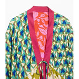 Paloma Floral Stripe Kimono Top & Skirt Set