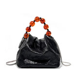Pamela Amber Beads Handle Mini Bag
