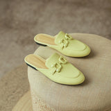 Pastel Horsebit Buckled Mule Slippers - 6 Colors watereverysunday