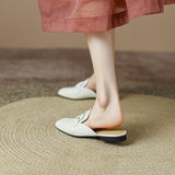 Pastel Horsebit Buckled Mule Slippers - 6 Colors watereverysunday