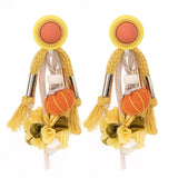 Patima Colorful Rope Tassel Earrings