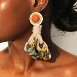 Patima Colorful Rope Tassel Earrings