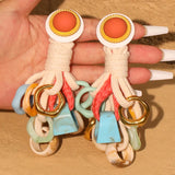 Patima Colorful Rope Tassel Earrings