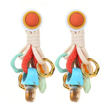 Patima Colorful Rope Tassel Earrings