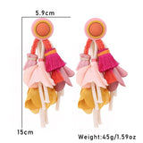 Patima Colorful Rope Tassel Earrings