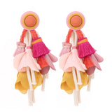 Patima Colorful Rope Tassel Earrings