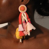 Patima Colorful Rope Tassel Earrings