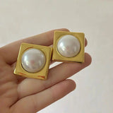 Kay Retro Square Stud Earrings