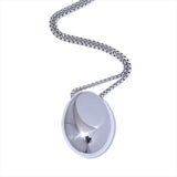 Penelope Pebble Shape Pendant Necklace