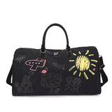 Pillo Canvas Graphic Print Duffle Bag