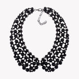 Pillo Crystal Bib Collar Necklace