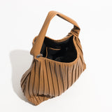 Portia Pleated Faux Leather Hobo Bags - 5 Colors watereverysunday