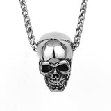 Punk Rock Skull Necklace watereverysunday