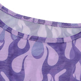 Purple Flames Tissue Top watereverysunday