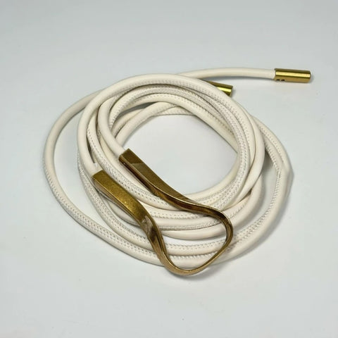 Rafaeli Sculptural Gold Buckle Wrap Belt