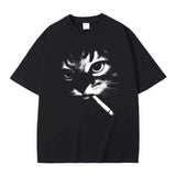 Rebel Cat Graphic Unisex T-Shirt