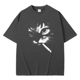 Rebel Cat Graphic Unisex T-Shirt