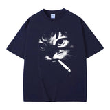 Rebel Cat Graphic Unisex T-Shirt