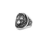Relief Forest Wolf Ring watereverysunday