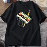 Retro Cassette Tape Pencil T Shirts