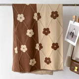 Retro Floral Cashmere Shawl Scarves