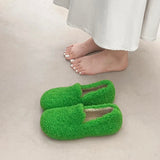 Rhea Faux Fur Lamb Plush Flats