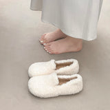 Rhea Faux Fur Lamb Plush Flats