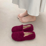 Rhea Faux Fur Lamb Plush Flats