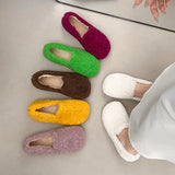 Rhea Faux Fur Lamb Plush Flats