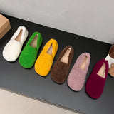 Rhea Faux Fur Lamb Plush Flats