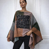 Rima Patchwork Artisan Poncho Top