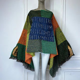 Rima Patchwork Artisan Poncho Top