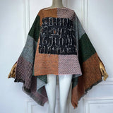 Rima Patchwork Artisan Poncho Top