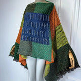 Rima Patchwork Artisan Poncho Top