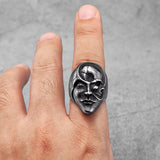 Skull Joker Mask Ring