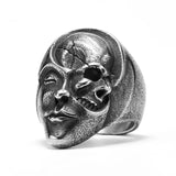 Skull Joker Mask Ring