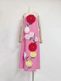 Rosalie Bloom Appliqué Maxi Dress