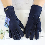 Sheepskin Shearling Wool Fur Gloves 