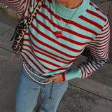 Ruby Colorful Striped Knit Sweater